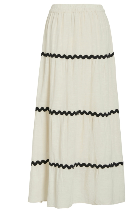 Vila vimanda wavy hw maxi skirt